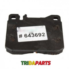 Накладка фрикційна з датчиком (к-ть 2шт) 643692 / 637606 (AGV)