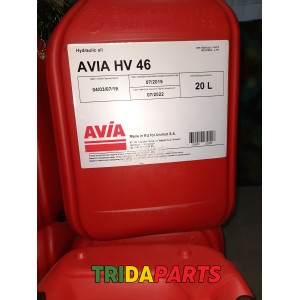 Масло гідравлічне HVD 46 20л. (AVIA) DIN51502 HVLPD, DIN 51524-3 HVLP, ISO 6743-4 HV,  ISO VG 46