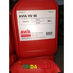 Масло гідравлічне HVD 46 20л. (AVIA) DIN51502 HVLPD, DIN 51524-3 HVLP, ISO 6743-4 HV,  ISO VG 46