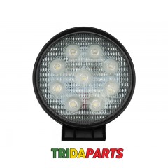 Фара дадаткова LED 27W (9x3W Epistar) кругла,2200ml 9-32V ( Flood)