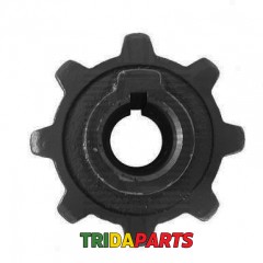 Зірочка John Deere H133143 z=8 d=35 шнека (привод зернового элеватора, нижняя), JD9500/9640-9780