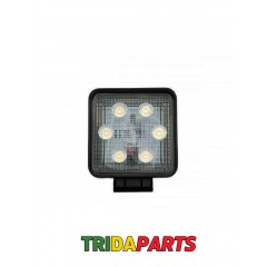 Фара додаткова LED 18W (6x3W Epistar) квадратна 1300lm, 9-32V (Flood)